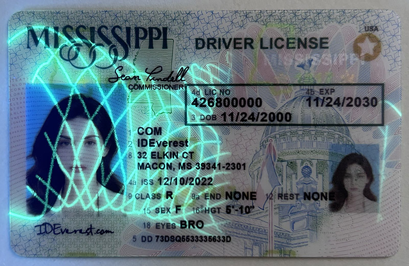 Mississippi Fake ID